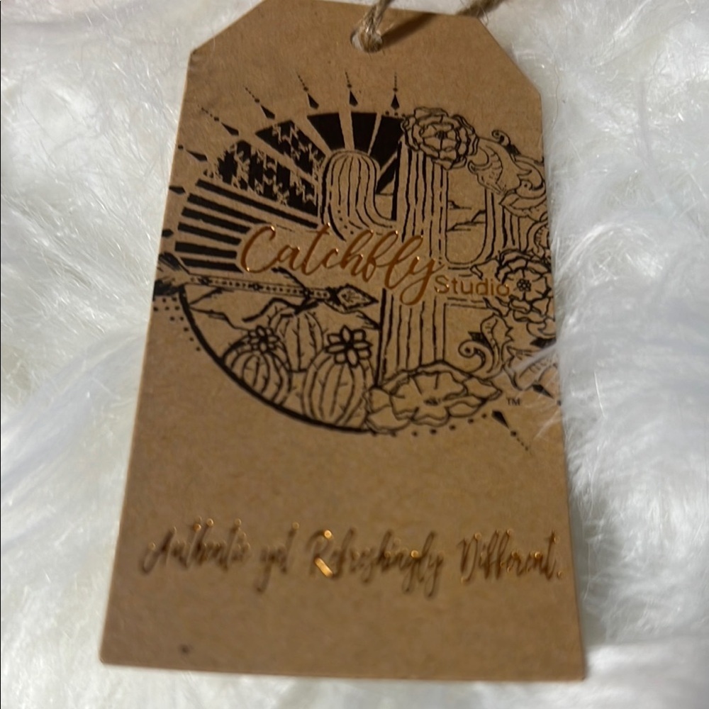 Rose Gold Metallic Clutch with Tassel by Catchfly Studio NWT. p35 - Picture 3 of 10